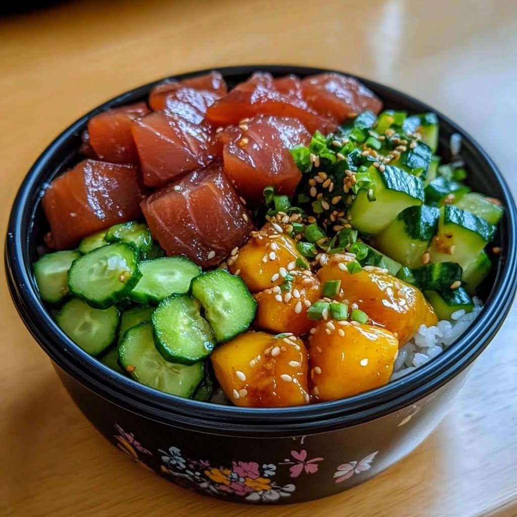 Poke Bowl thon & mangue