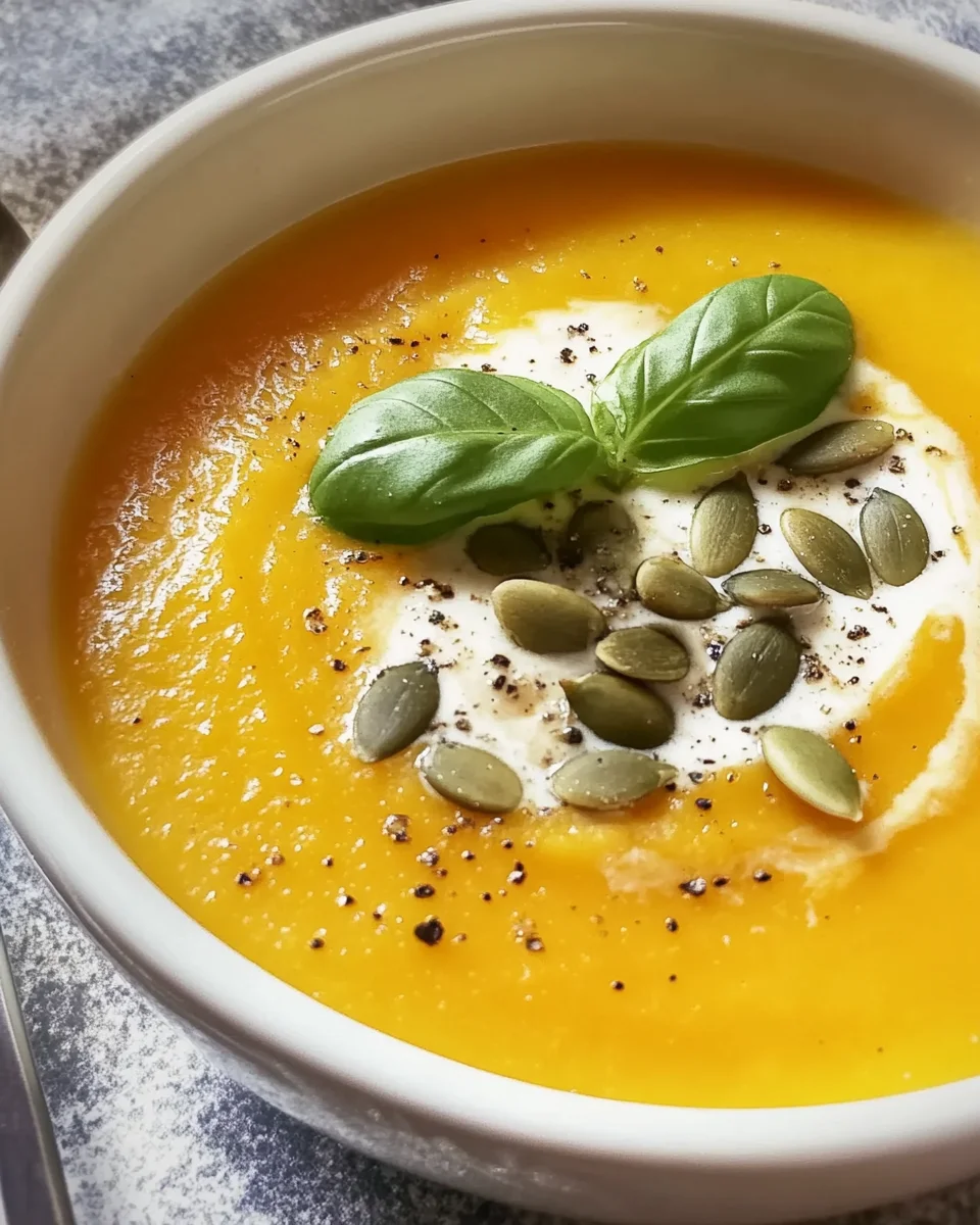 Velouté butternut & lait de coco