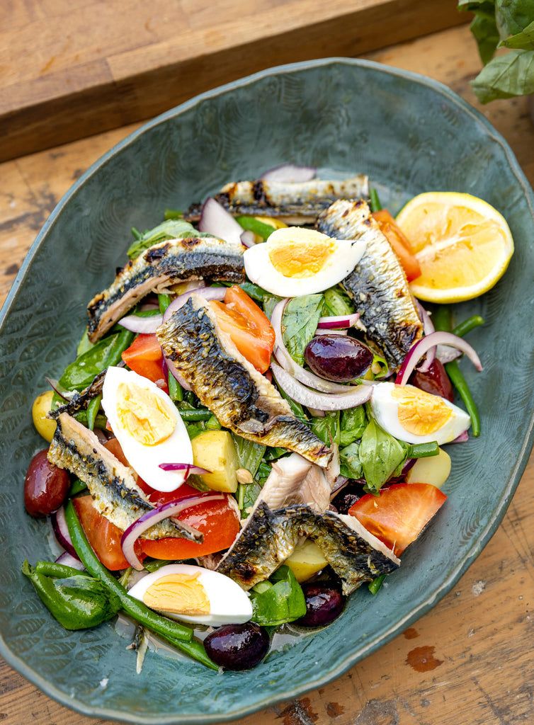 Salade niçoise light aux sardines